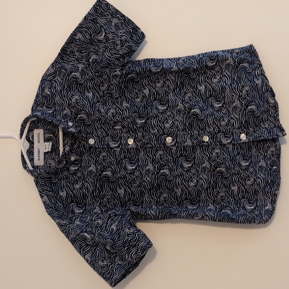 Wavy Button Down Shirt